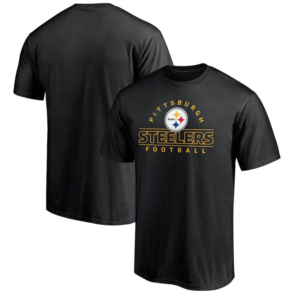 Pittsburgh Steelers Dual Threat T-Shirt Black - NFL
