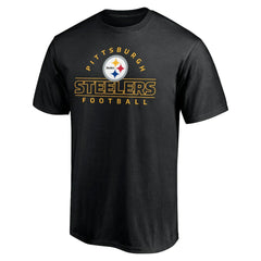 Pittsburgh Steelers Dual Threat T-Shirt Black - NFL