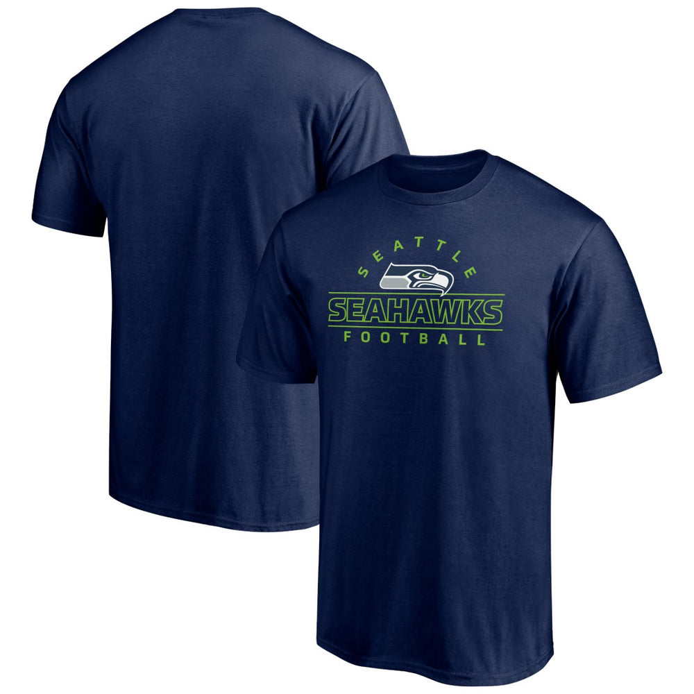 Seattle Seahawks Dual Threat T-Shirt College Navy - NFL