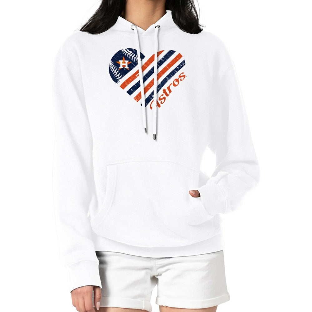 Houston Astros G-III 4Her by Carl Banks Women's Heart Fleece Pullover Hoodie Sale