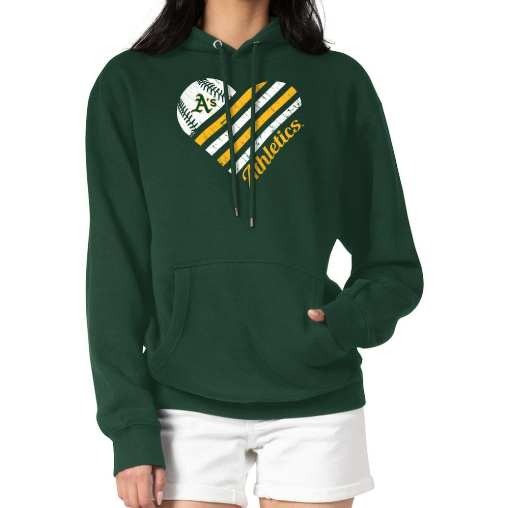 Athletics G-III 4Her by Carl Banks Women's Heart Fleece Pullover Hoodie discount
