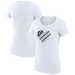Chicago White Sox G-III 4Her by Carl Banks Women's Super-Slim Fit Lightweight Heart Graphic T-Shirt discount