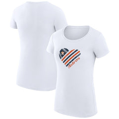 Houston Astros G-III 4Her by Carl Banks Women's Super-Slim Fit Lightweight Heart Graphic T-Shirt for sale