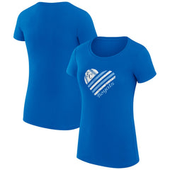 Kansas City Royals G-III 4Her by Carl Banks Women's Super-Slim Fit Lightweight Heart Graphic T-Shirt Online