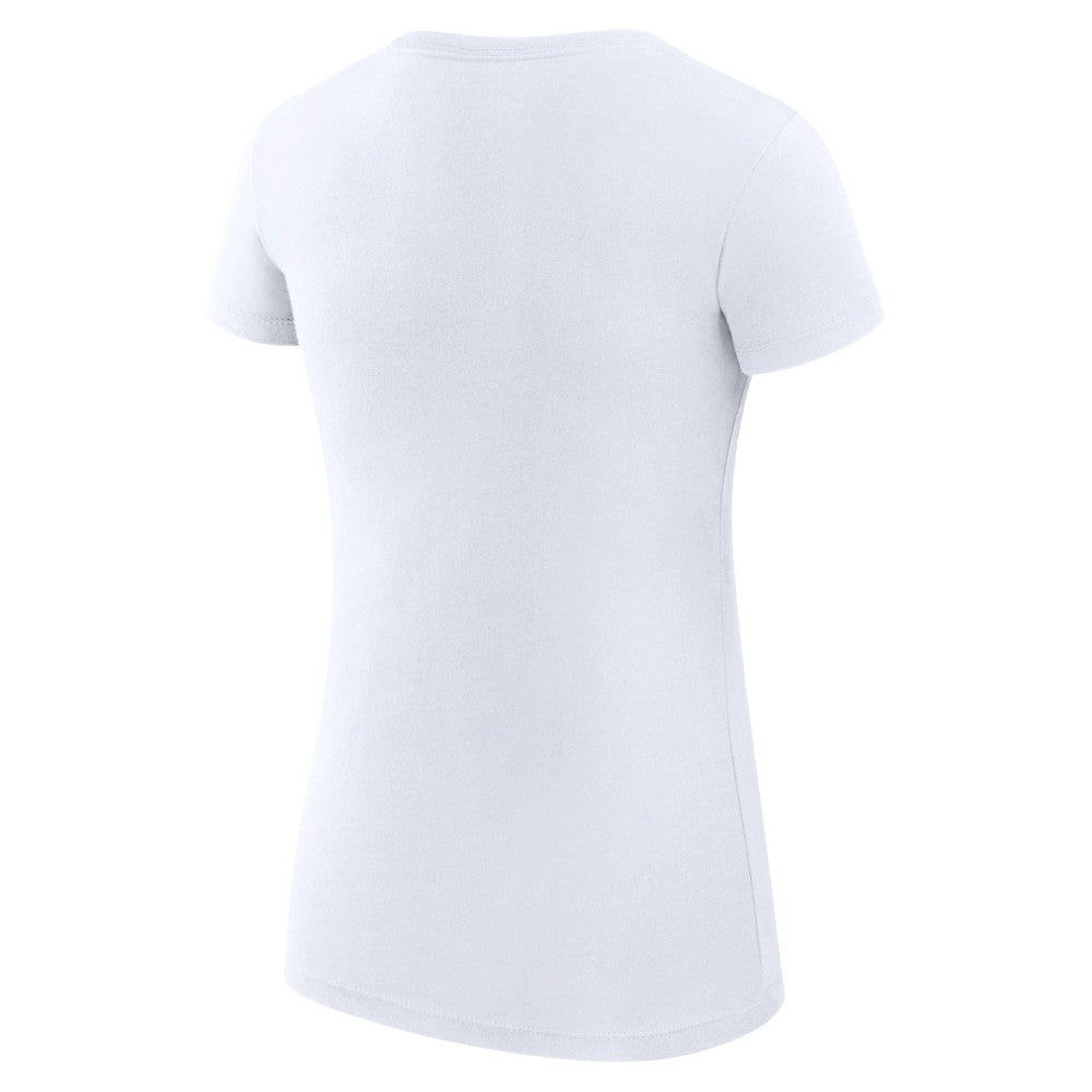 Los Angeles Angels G-III 4Her by Carl Banks Women's Super-Slim Fit Lightweight Heart Graphic T-Shirt On Sale