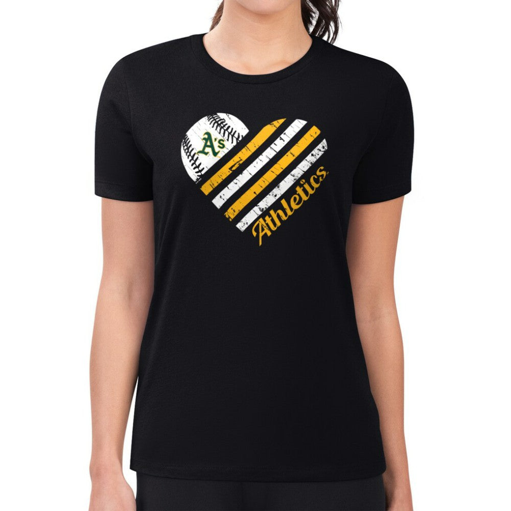 Athletics G-III 4Her by Carl Banks Women's Super-Slim Fit Lightweight Heart Graphic T-Shirt discount