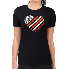San Francisco Giants G-III 4Her by Carl Banks Women's Super-Slim Fit Lightweight Heart Graphic T-Shirt Near Me