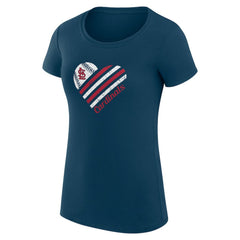 St. Louis Cardinals G-III 4Her by Carl Banks Women's Super-Slim Fit Lightweight Heart Graphic T-Shirt Sale
