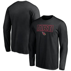 Arizona Cardinals Squad Throwbacks Long Sleeve T-Shirt Black - NFL