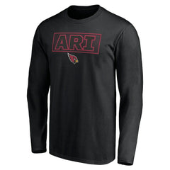 Arizona Cardinals Squad Throwbacks Long Sleeve T-Shirt Black - NFL