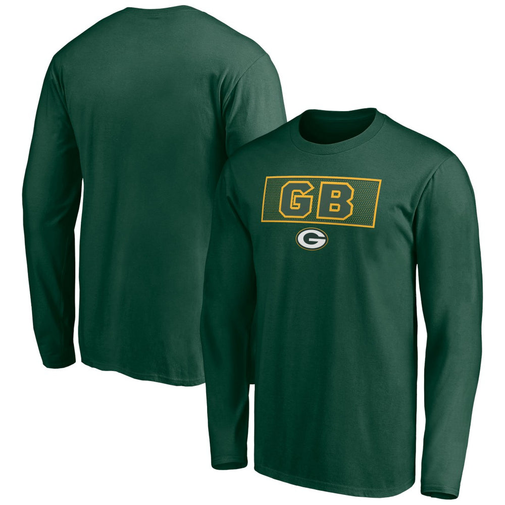 Green Bay Packers Squad Throwbacks Long Sleeve T-Shirt Green - NFL