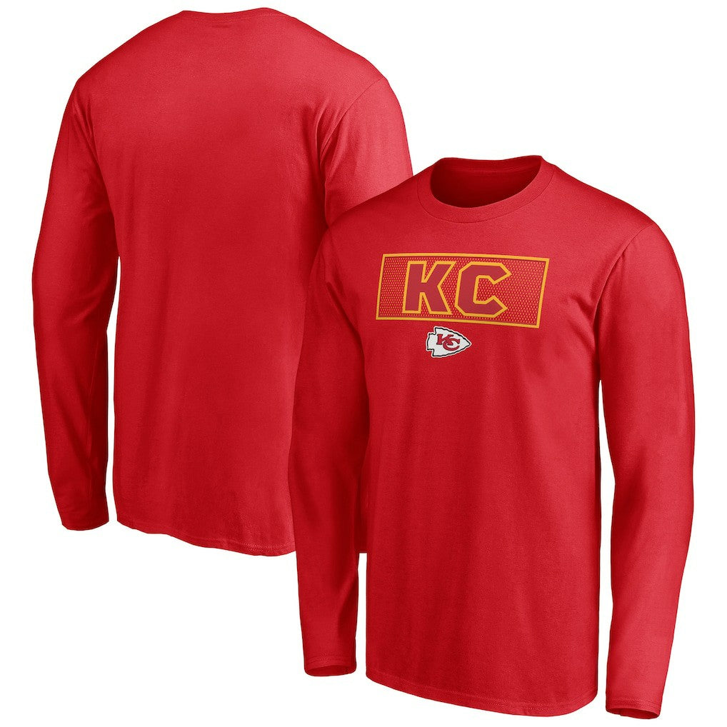 Kansas City Chiefs Squad Throwbacks Long Sleeve T-Shirt Red - NFL