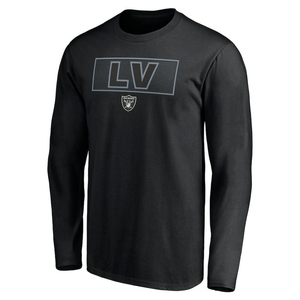 Las Vegas Raiders Squad Throwbacks Long Sleeve T-Shirt Black - NFL