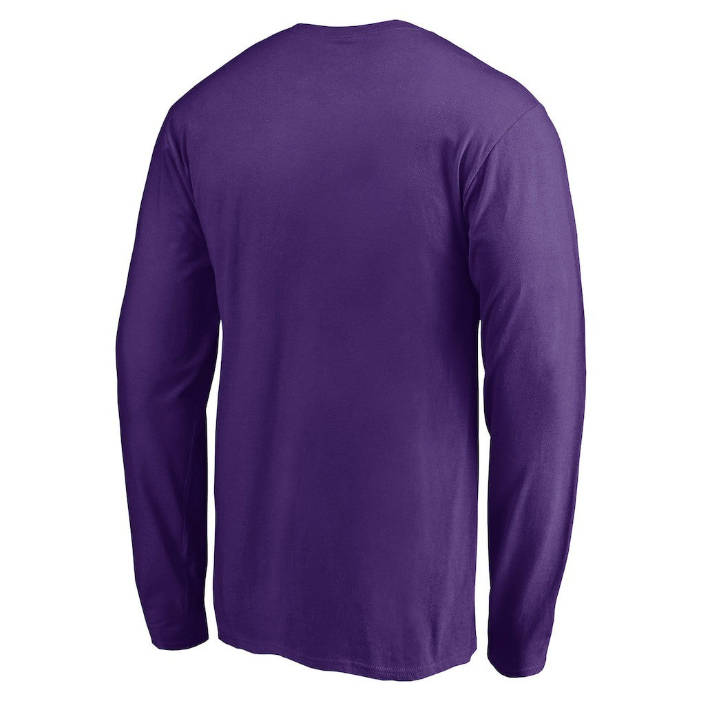 Minnesota Vikings Squad Throwbacks Long Sleeve T-Shirt Purple - NFL