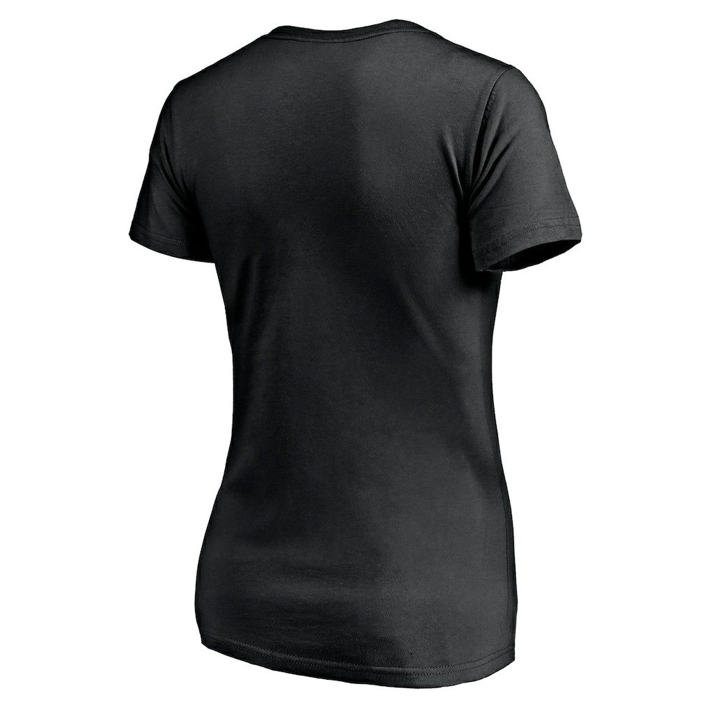 Baltimore Ravens Women's Depth Chart V-Neck T-Shirt Black - NFL