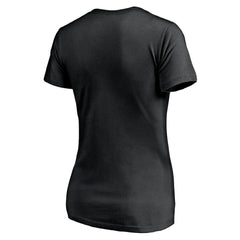 Las Vegas Raiders Women's Depth Chart V-Neck T-Shirt Black - NFL
