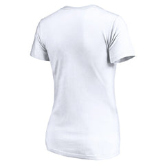 Los Angeles Chargers Women's Depth Chart V-Neck T-Shirt White - NFL