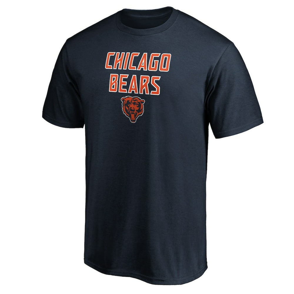 Chicago Bears Game Day Stack T-Shirt Navy - NFL
