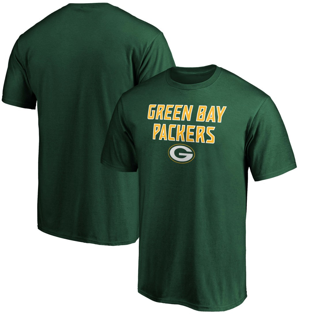 Green Bay Packers Game Day Stack T-Shirt Green - NFL
