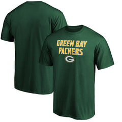 Green Bay Packers Game Day Stack T-Shirt Green - NFL