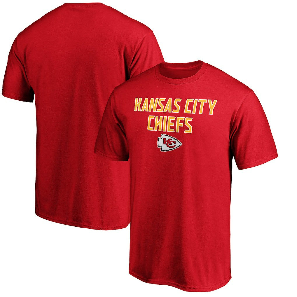 Kansas City Chiefs Game Day Stack T-Shirt Red - NFL