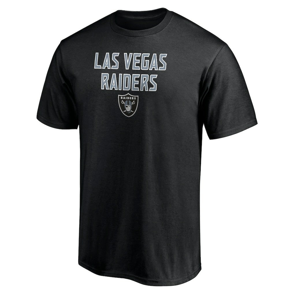 Las Vegas Raiders Game Day Stack T-Shirt Black - NFL