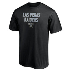 Las Vegas Raiders Game Day Stack T-Shirt Black - NFL