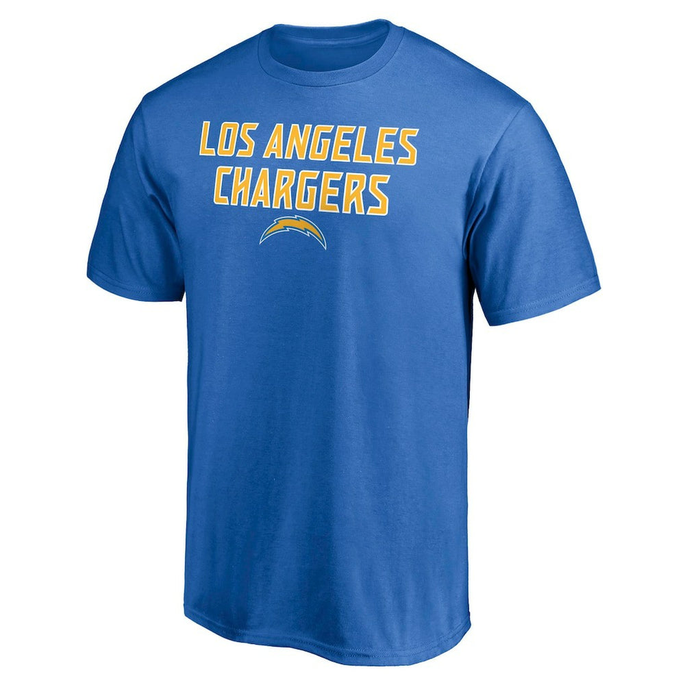 Los Angeles Chargers Game Day Stack T-Shirt Powder Blue - NFL
