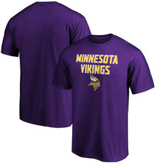 Minnesota Vikings Game Day Stack T-Shirt Purple - NFL