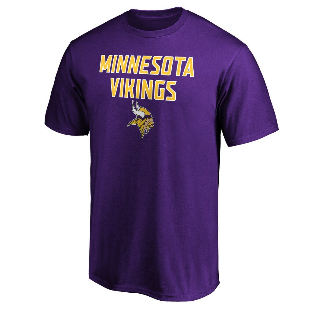 Minnesota Vikings Game Day Stack T-Shirt Purple - NFL