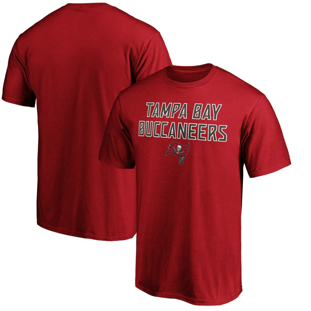 Tampa Bay Buccaneers Game Day Stack T-Shirt Red - NFL
