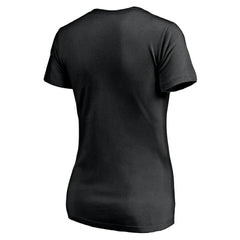 Atlanta Falcons Women's Mascot In Bounds V-Neck T-Shirt Black - NFL