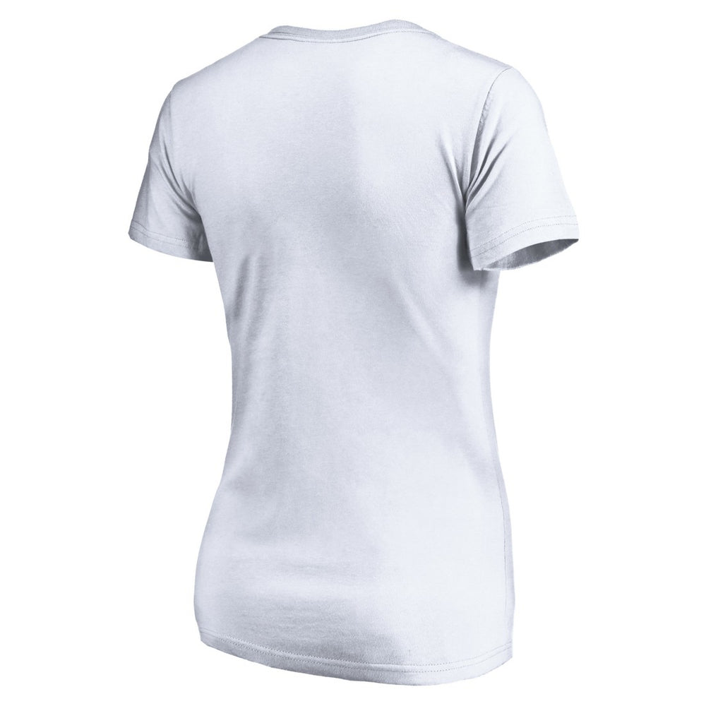 Detroit Lions Women's Mascot In Bounds V-Neck T-Shirt White - NFL