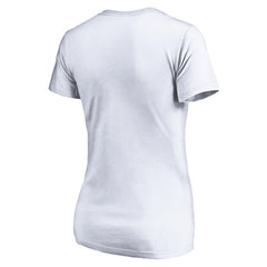 Los Angeles Chargers Women's Mascot In Bounds V-Neck T-Shirt White - NFL