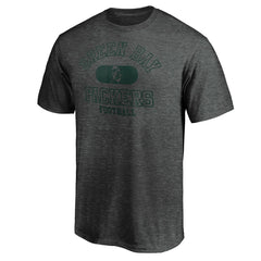 Green Bay Packers Varsity Issued Throwback T-Shirt Heather Charcoal - NFL