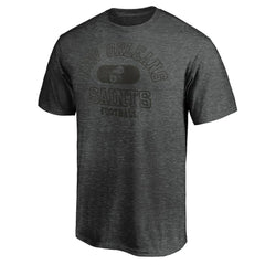 New Orleans Saints Varsity Issued Throwback T-Shirt Heather Charcoal - NFL