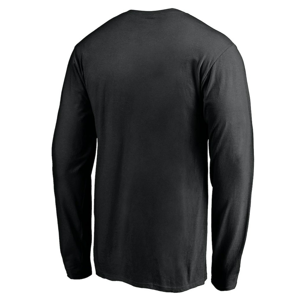 Las Vegas Raiders Team Arch Knockout Long Sleeve T-Shirt Black - NFL