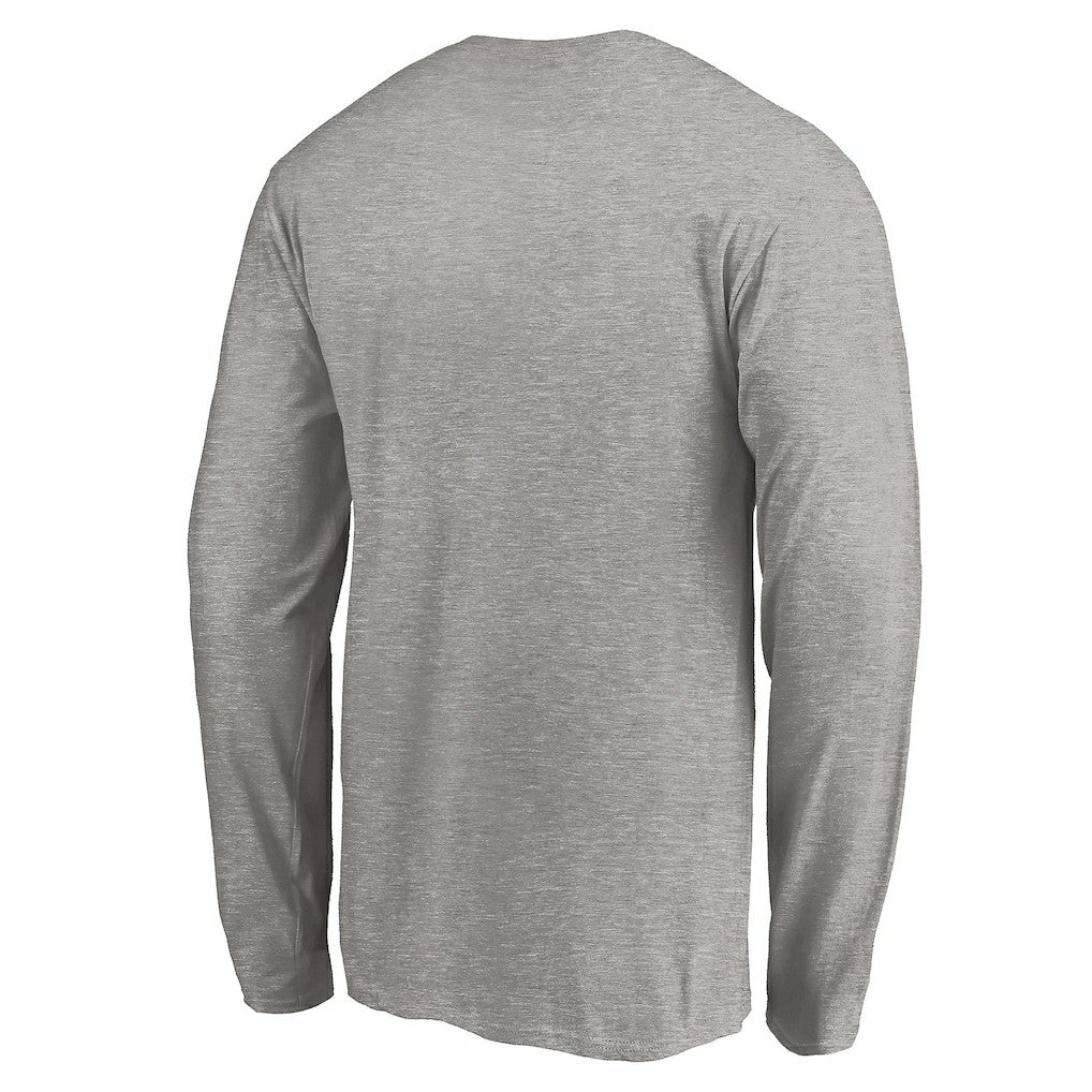 Los Angeles Chargers Team Arch Knockout Long Sleeve T-Shirt Heather Gray - NFL
