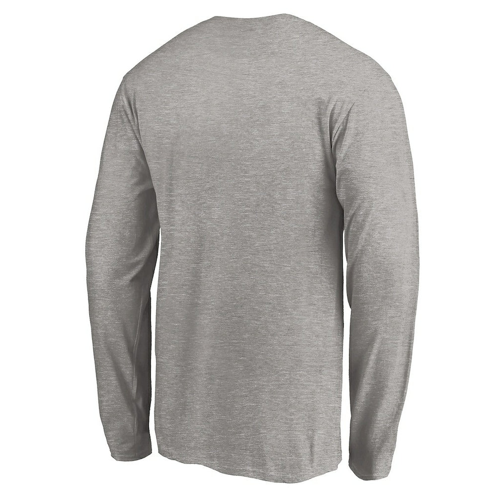 Los Angeles Chargers Team Arch Knockout Long Sleeve T-Shirt Heather Gray - NFL