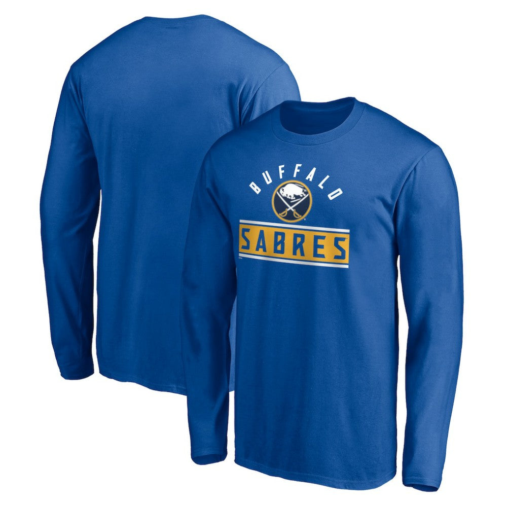Buffalo Sabres - Team Arch Knockout Long Sleeve T-Shirt Royal