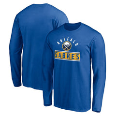 Buffalo Sabres - Team Arch Knockout Long Sleeve T-Shirt Royal