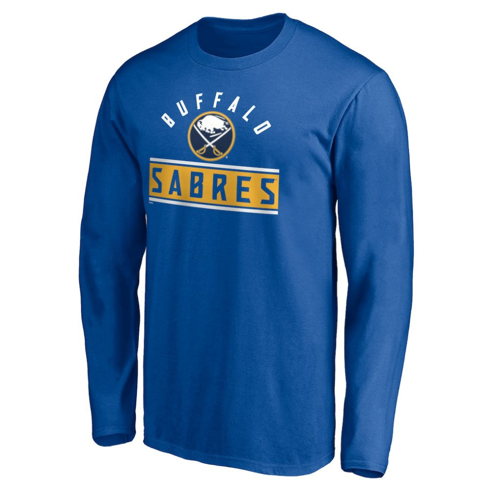 Buffalo Sabres - Team Arch Knockout Long Sleeve T-Shirt Royal