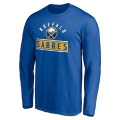 Buffalo Sabres - Team Arch Knockout Long Sleeve T-Shirt Royal