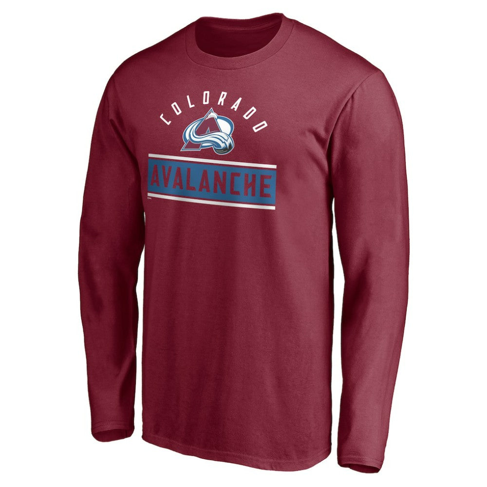 Colorado Avalanche - Team Arch Knockout Long Sleeve T-Shirt Burgundy