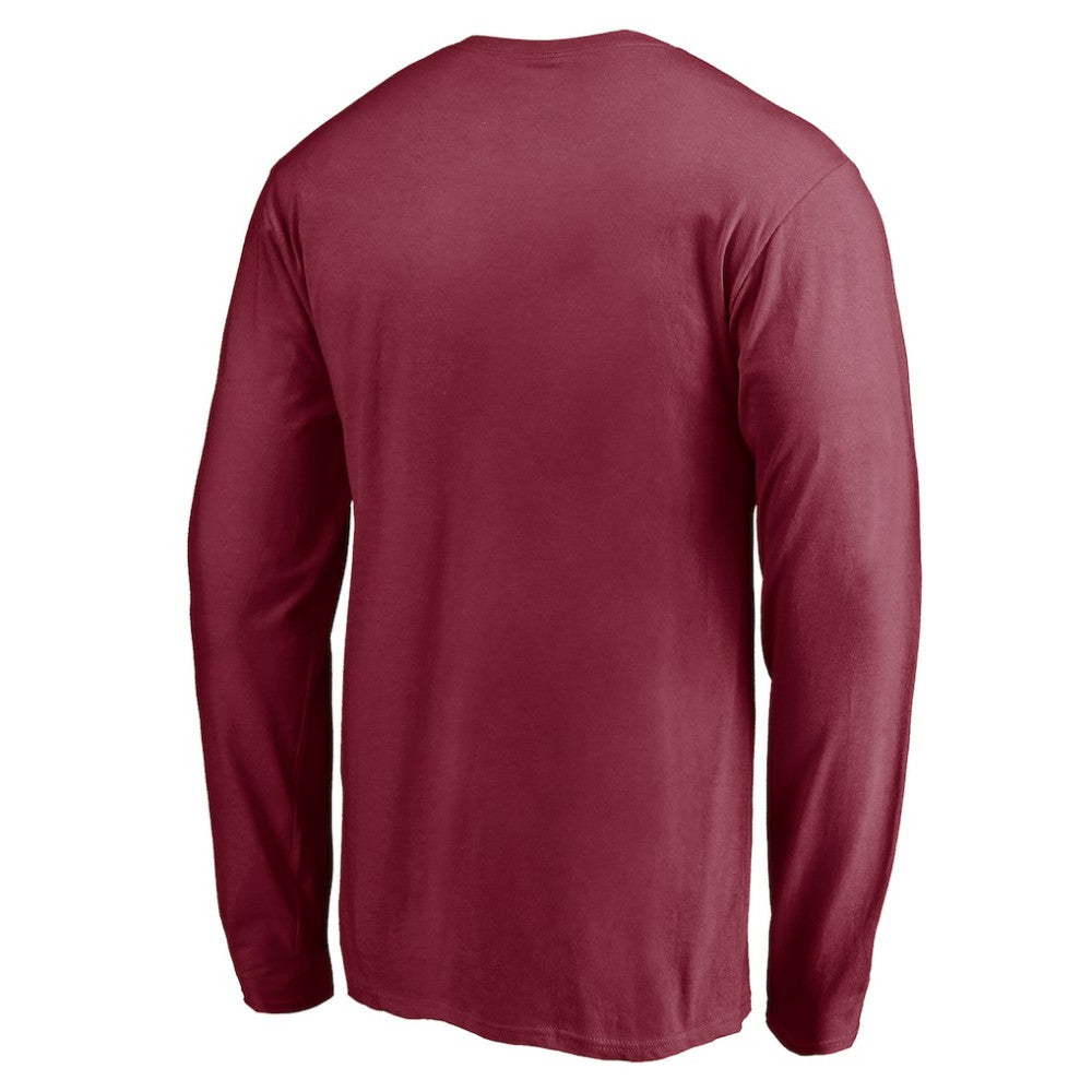 Colorado Avalanche - Team Arch Knockout Long Sleeve T-Shirt Burgundy