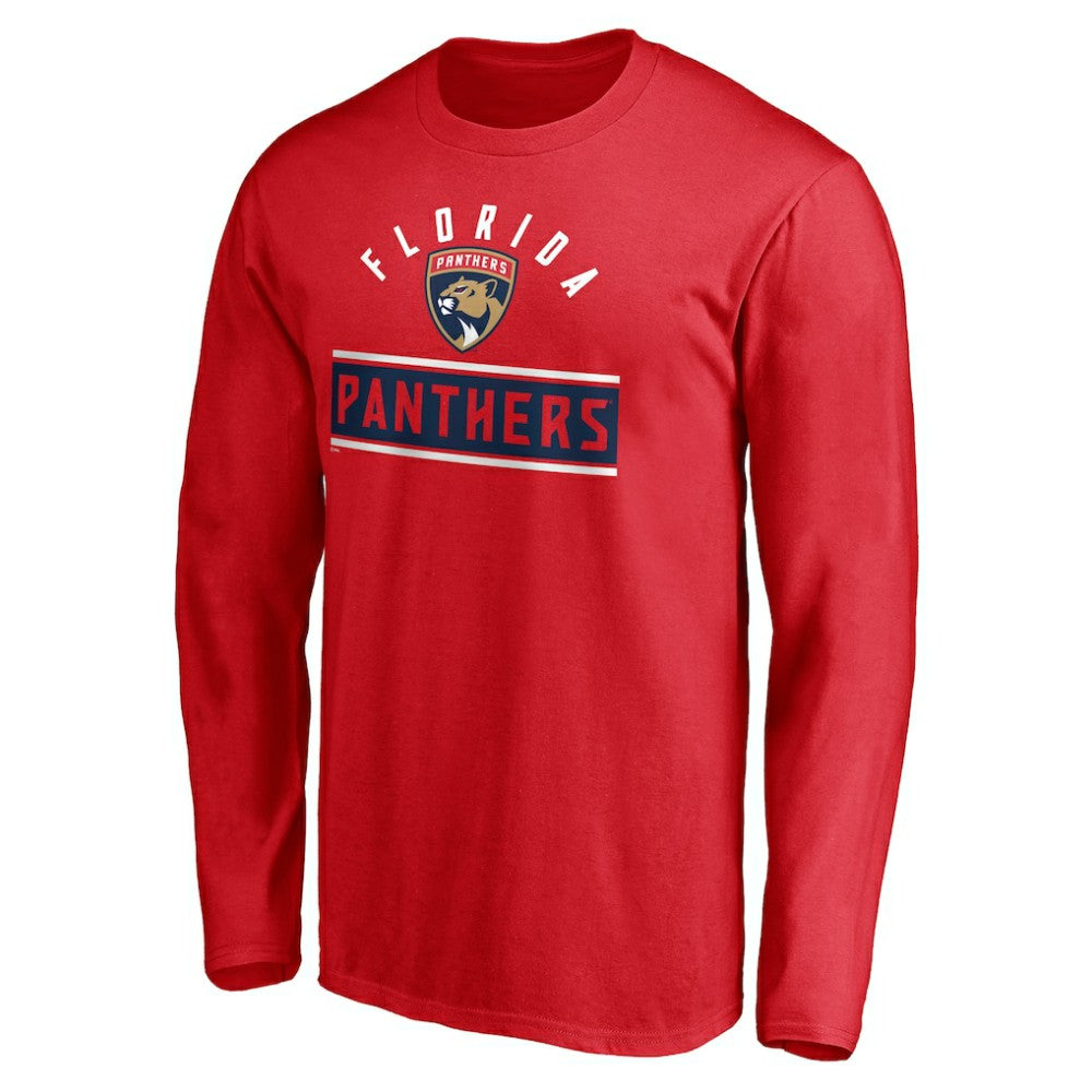Florida Panthers - Team Arch Knockout Long Sleeve T-Shirt Red