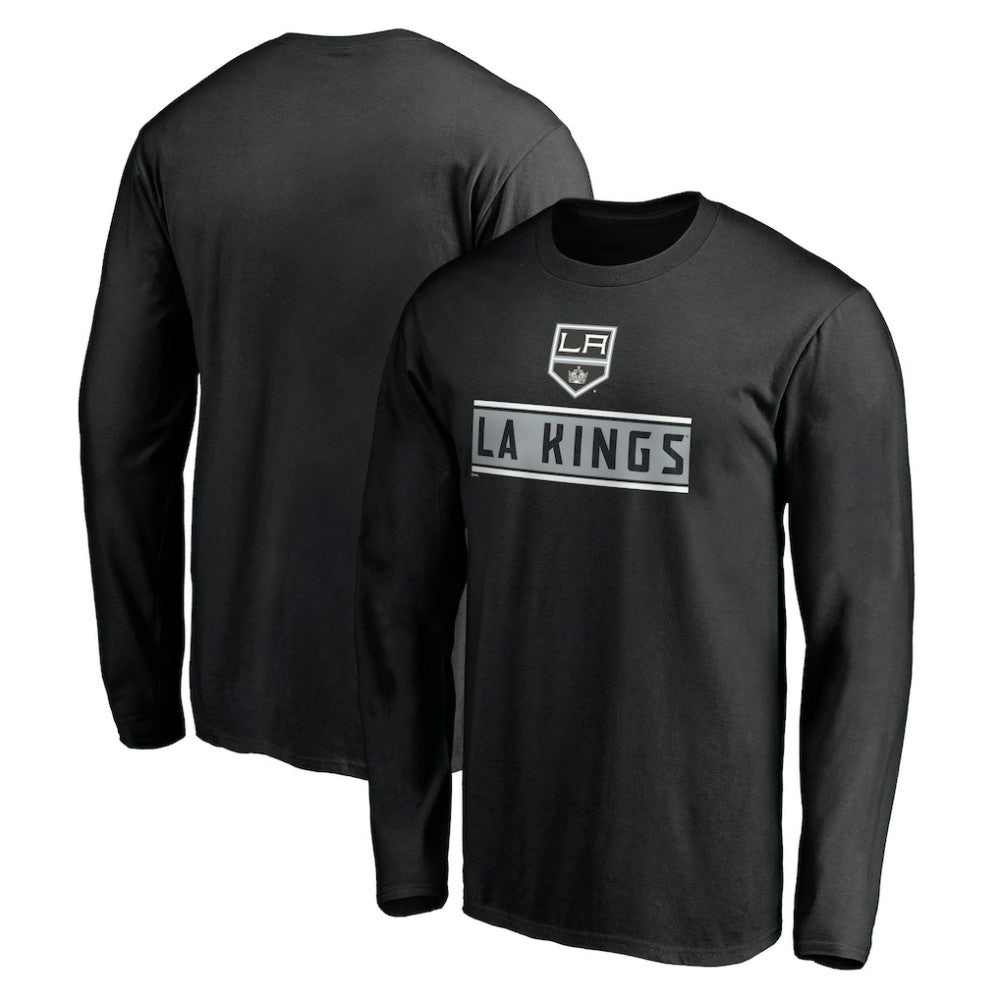 Los Angeles Kings - Team Arch Knockout Long Sleeve T-Shirt Black