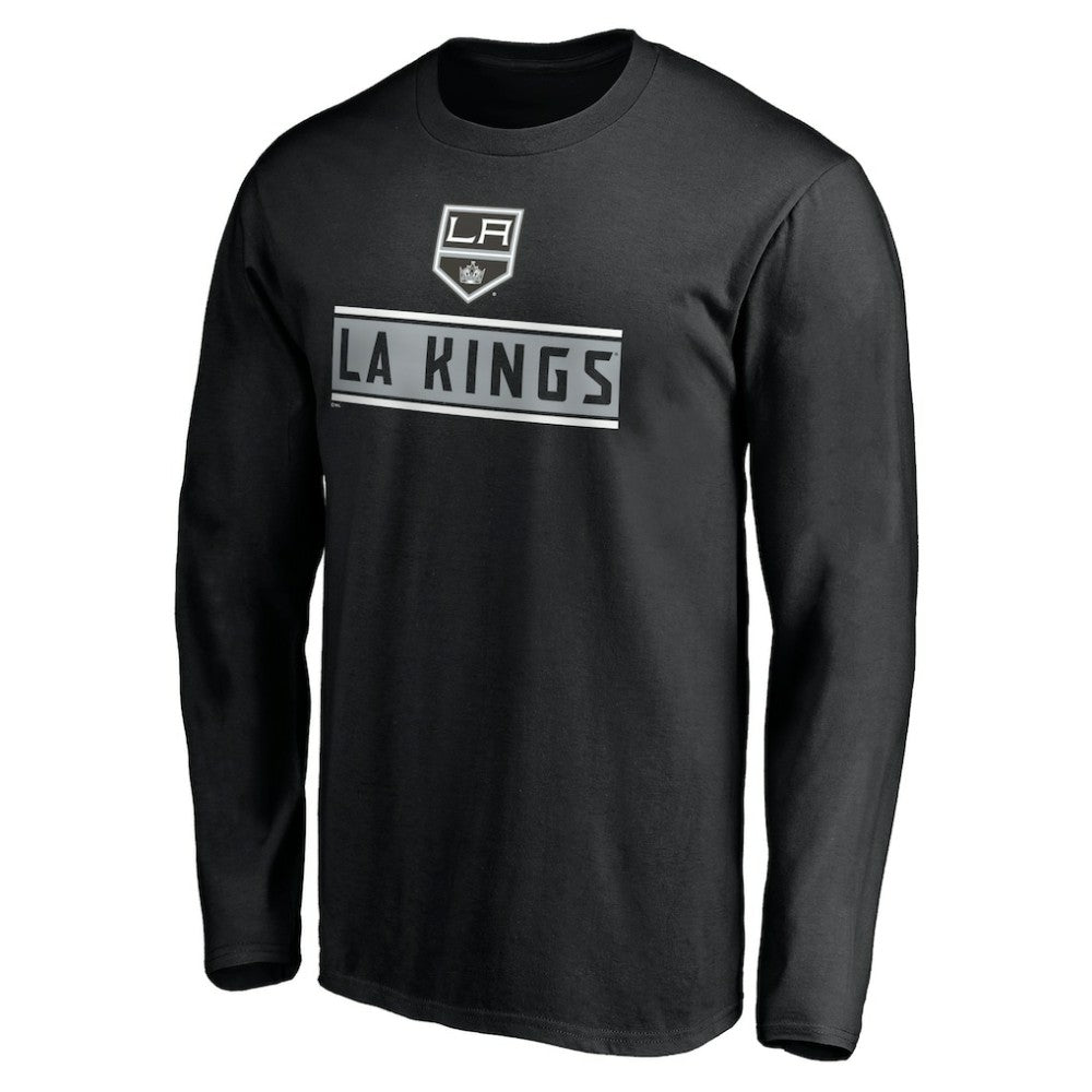 Los Angeles Kings - Team Arch Knockout Long Sleeve T-Shirt Black