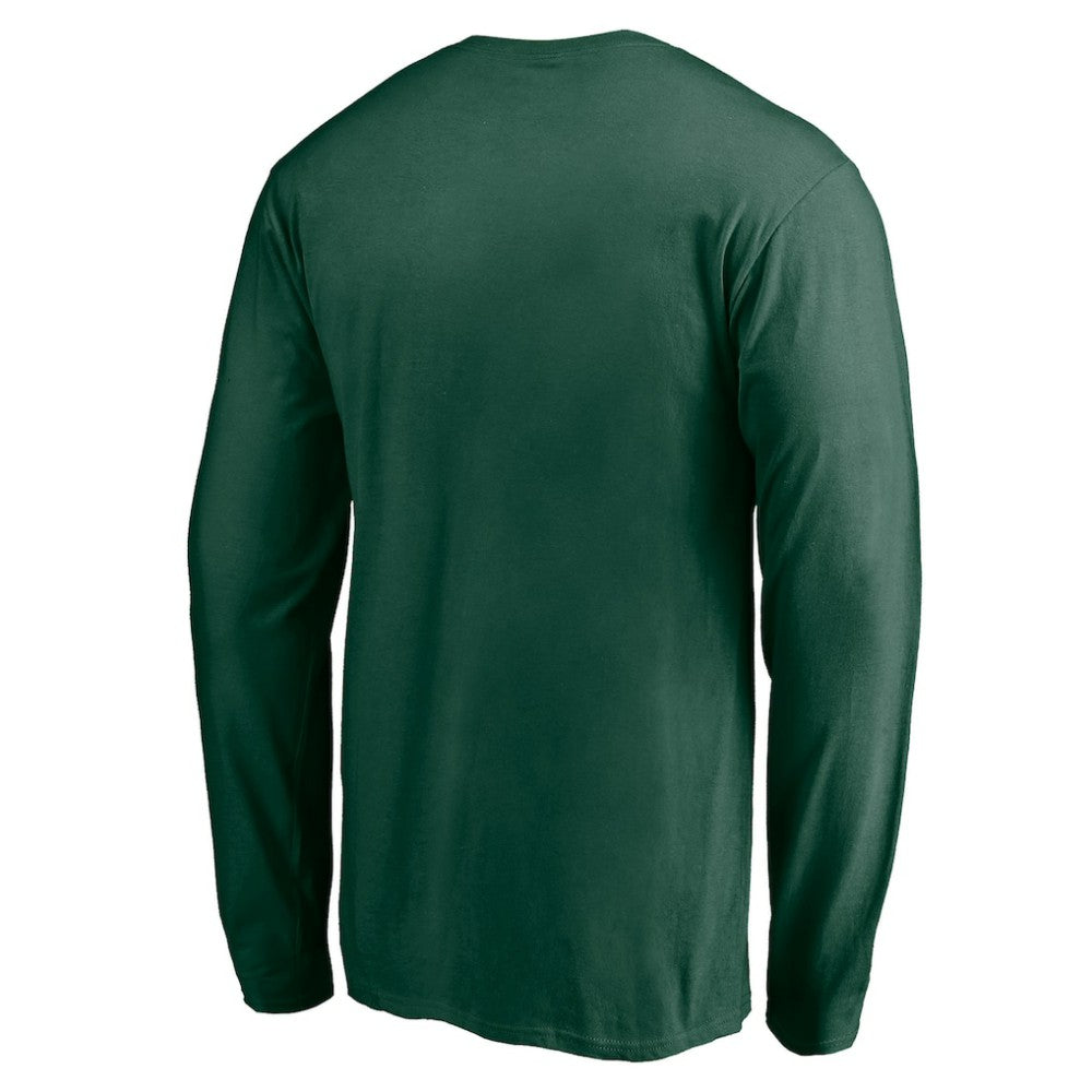 Minnesota Wild - Team Arch Knockout Long Sleeve T-Shirt Green