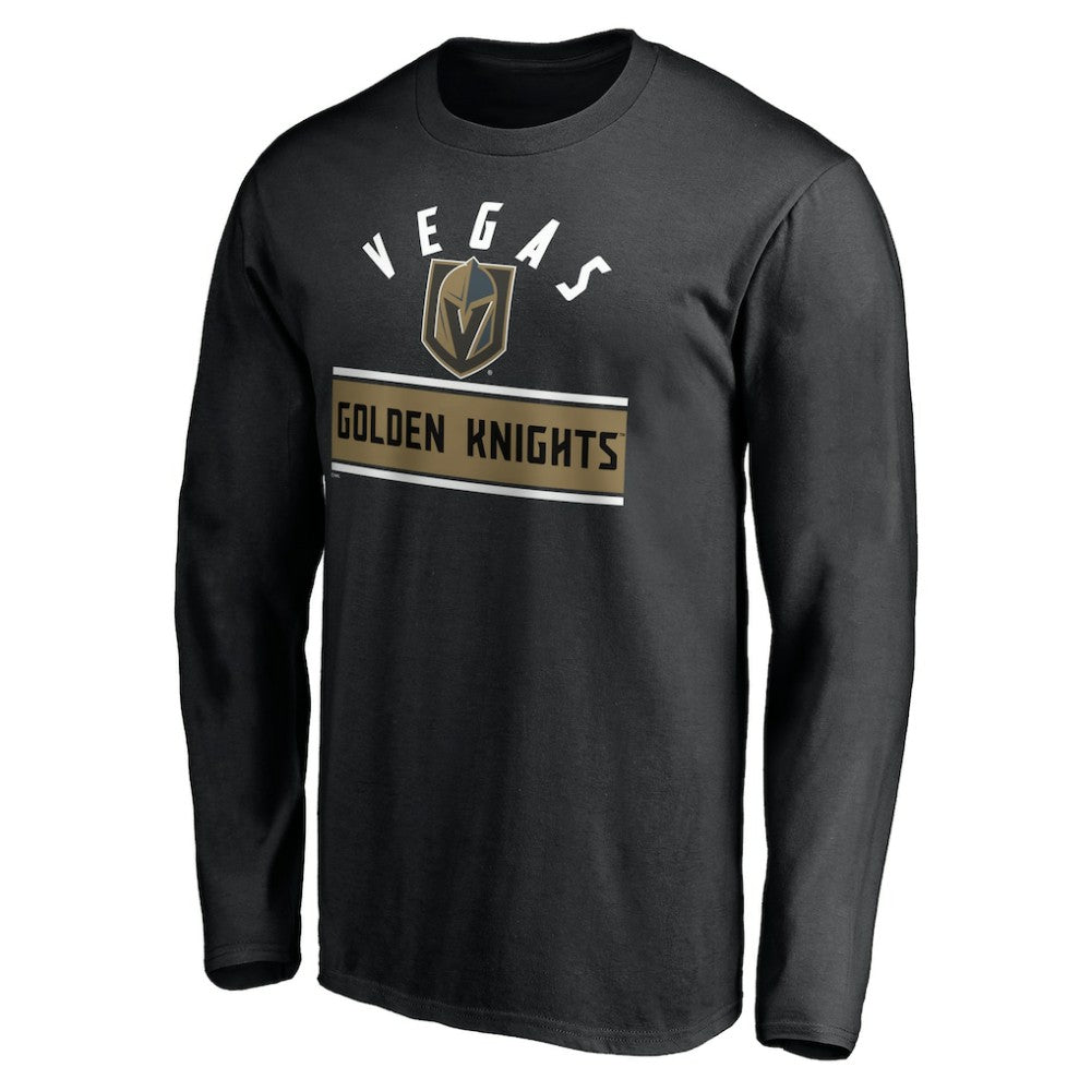 Vegas Golden Knights Team Arch Knockout Long Sleeve T-Shirt Black